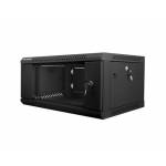 Lanberg Wand- Rack 19 4he 600x450mm Schwarz (wf01-6404-10b - Rack Wandschrank 19 4U/600X450 Glastr schwarz