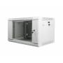 Lanberg Wand- Rack 19 6u 600x450mm Grau (wf01-6406-10s) - Rack Wandschrank 19 6U/600X450 Glastr grau