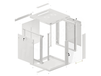 Lanberg Wand- Rack 19 12u 600x600mm Grau (wf01-6612-10s) 7