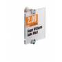 Durable - DURABLE Trschild CrystalSign 105x105 Folieneinlage transp