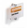 Durable - DURABLE Trschild CrystalSign 148x105 Folieneinlage transp
