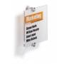 Durable - DURABLE Trschild CrystalSign 210x148 Folieneinlage transp