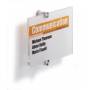 Durable - DURABLE Trschild CrystalSign 148x148 Folieneinlage transp