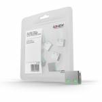Lindy - USB Port Schloss (10 St�ck) ohne Schl�ssel (gr�n, Code: Gr�n)