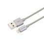Nevox - nevox Lightning auf USB-Kabel 2m grau MFI