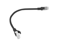 Lanberg *patchcord Cat.5e 0.25m Utp Black (pcu5-10cc-0025-bk 1