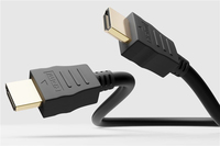 Wentronic - Goobay 41081 HDMI cable 0.5 m HDMI Type A (Standard) 2 x HDMI Type A (Standard) Black