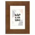 Hama - Skara - Glas - Holz - Braun - Einzelbilderrahmen - Tisch - 10 x 15 cm - Rechteckig (00175504)