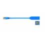 Telegrtner - DDCP-Link-网络适配器-RJ-45 (M)-RJ-45 (F)-20 厘米-SFTP-Cat.7 原始电缆-蓝色 (L00000A0274)
