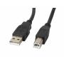 Lanberg - LANBERG KABEL USB-A(M)->USB-B(M) 2.0 5M SCHWARZ