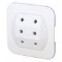 Kopp Elektrotechnik - Kopp 174902005 Typ C (Euro-Stecker) Wei Netzstecker-Adapter (1749.0200.5)