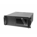 Lanberg - Server Gehuse Rackmount ATX 450/08 48,30cm (19) 4U (SC01-4504-08B)