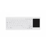 Active Key - MedicalKey AK-C4412 - Tastatur - mit Touchpad - USB - QWERTZ - Deutsch - wei (AK-C4412F-GUS-W/GE) [DE-Version, German Keyboard]