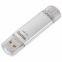  "Hama-Hama C-Laeta USB flash drive 128 GB USB Type-A / USB Type-C 3.2 Gen 1 (3.1 Gen 1) Silver-Hama-Hardware/Electronic"