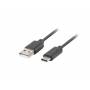 Lanberg - CA-USBO-10CU-0005-BK USB Kabel 0,5 m 2.0 USB A USB C Schwarz (CA-USBO-10CU-0005-BK)