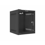 Lanberg - Rack Wandschrank 10 6U/280X310 Glastr schwarz