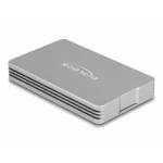 Delock - DeLOCK 42018 storage drive enclosure SSD enclosure Silver M.2