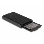Delock - - Speichergehuse - M.2 - M.2 NVMe Card / PCIe (NVMe) - RAID JBOD, RAID 0, 1 - USB 3,2 (Gen 2x2) - Schwarz (42022)