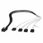 Fantec - FANTEC - Internes SAS-Kabel - Mini SAS (SFF-8087) (M) gerade bis SATA (M) gerade - 70 cm (2166)