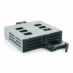 Fantec - FANTEC MR-SA1082 - Internes RAID-Gehuse - 2.5 (6,4 cm) - SATA 6Gb/s / SAS 6Gb/s - 600MBps - Schwarz (2196)
