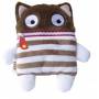 Schmidt Spiele - Schmidt Spiele Enno Coton Marron, Blanc