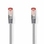 Nedis - CCGL85221GY10 Netzwerkkabel Grau 1 m Cat6 SF/UTP (S-FTP) (CCGL85221GY10)