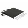 Delock - 13,30cm (5,25) External Enclosure Ultra Slim SATA > USB3.0 - Speichergehuse - SATA - 5GBps - USB3.0 - Schwarz (42603)