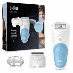 Braun - Braun Silk-pil 5 SES 5-605 28 pince(s) Bleu, Blanc