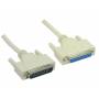 25-pol Buchse Nullmodem Kabel / stecker, Lnge: 1, 8m, Go - Nullmodem Kabel, 25-pol Buchse/Stecker, Lnge: 1,8m, Good Connections (4030-BS)
