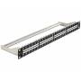 Delock - DeLOCK Keystone Patch Panel - Patch Panel - Schwarz - 1U - 48 Ports (43280)