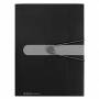 Herlitz - Gummizugmappe A4 PP opak schwarz