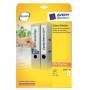 Avery - Zweckform L4761 - Aktenetiketten - hochwei - 192 x 61 mm 40 Etikett(en) (10 Bogen x 4) (L4761-10)