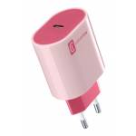 Cellular Line - USB-C Charger #Stylecolor - Universal, Drinnen, AC, Pink