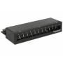 Delock - DELOCK Patchpanel 12 Keystone Ports Metall schwarz