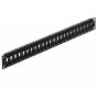 Delock - DELOCK 19 Keystone Patchpanel 24 Port drehbar schwarz