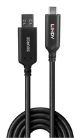 Lindy - 43395, 10 M, Usb A, Usb C, Usb 3.2 Gen 1 (3.1 Gen 1), 5 Gbit/s, Schwarz