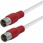 Maxtrack - Antennen, SAT Anschlusskabel [1x F-Stecker - 1x F-Stecker] 3 m Wei� (FQMS3,0L)