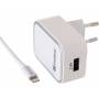 Sandberg - - Netzteil - 2.4 A (USB) - auf Kabel: Lightning - fr Apple iPad/iPhone/iPod (Lightning)