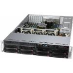 Supermicro - SC825 BTQC-R1K23LPB - Rack-Montage - 2U - verbessertes, erweitertes ATX - SATA/SAS - Hot-Swap 1200 Watt - Schwarz