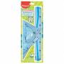 Righe - Set 4 Pz Con Riga Cm30 Goniom