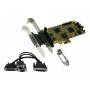 Exsys - EX-44344 - Adapter Parallel/Seriell - PCIe Low-Profile - RS-232, V.24 - 2 Anschlsse + 2 x parallel
