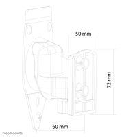 Newstar Wah Wandhalterung Fr Sonos Schwarz 3boxen 2