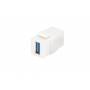 Digitus - DIGITUS Professional DN-93404 - Modulare Eingabe - USB3.0 Type A - Pure White, RAL 9003 (DN-93404)