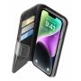 Cellular Line - Book Agenda - iPhone 14 Plus, Folio, Apple, iPhone 14 Plus, 17 cm (6.7), Schwar