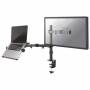 Neomounts By Newstar - FPMA-D550NOTEBOOK 2fach Monitor-Tischhalterung 25,4 cm (10) - 81,3 cm (32) Schwenkbar, Rotierbar, Neigbar, Notebook-Ablage Schwa