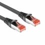 Act - Black 5 meter CAT6A U/FTP PVC high flexibility tangle-free patch cable snagless with RJ45 connectors (FB5005)