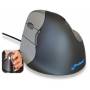 Evoluent - VerticalMouse 4 Left - Vertikale Maus - ergonomisch - Fr Linkshnder - Laser - 6 Tasten - kabelgebunden - USB - Grau, [DE-Version, German Keyboard]