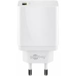 Wentronic - Goobay USB-Schnellladegert QC3.0 18W, Wei - ldt bis zu 4x schneller als Standardladegerte (44955)
