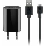 Wentronic - Goobay 44982 Ladegert fr Mobilgerte Indoor Schwarz (44982)