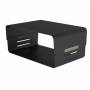 Dataflex - Addit Bento monitor riser - adjustable 123 - Aufstellung - fr LCD-Display - pulverbeschichteter Stahl - Schwarz - Schreibt